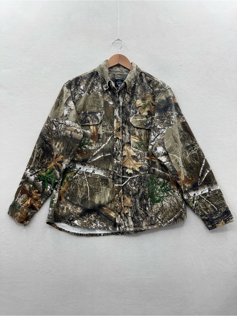 RedHead Hunting Shirt Mens XL Camo Realtree Hardwoods Button Down